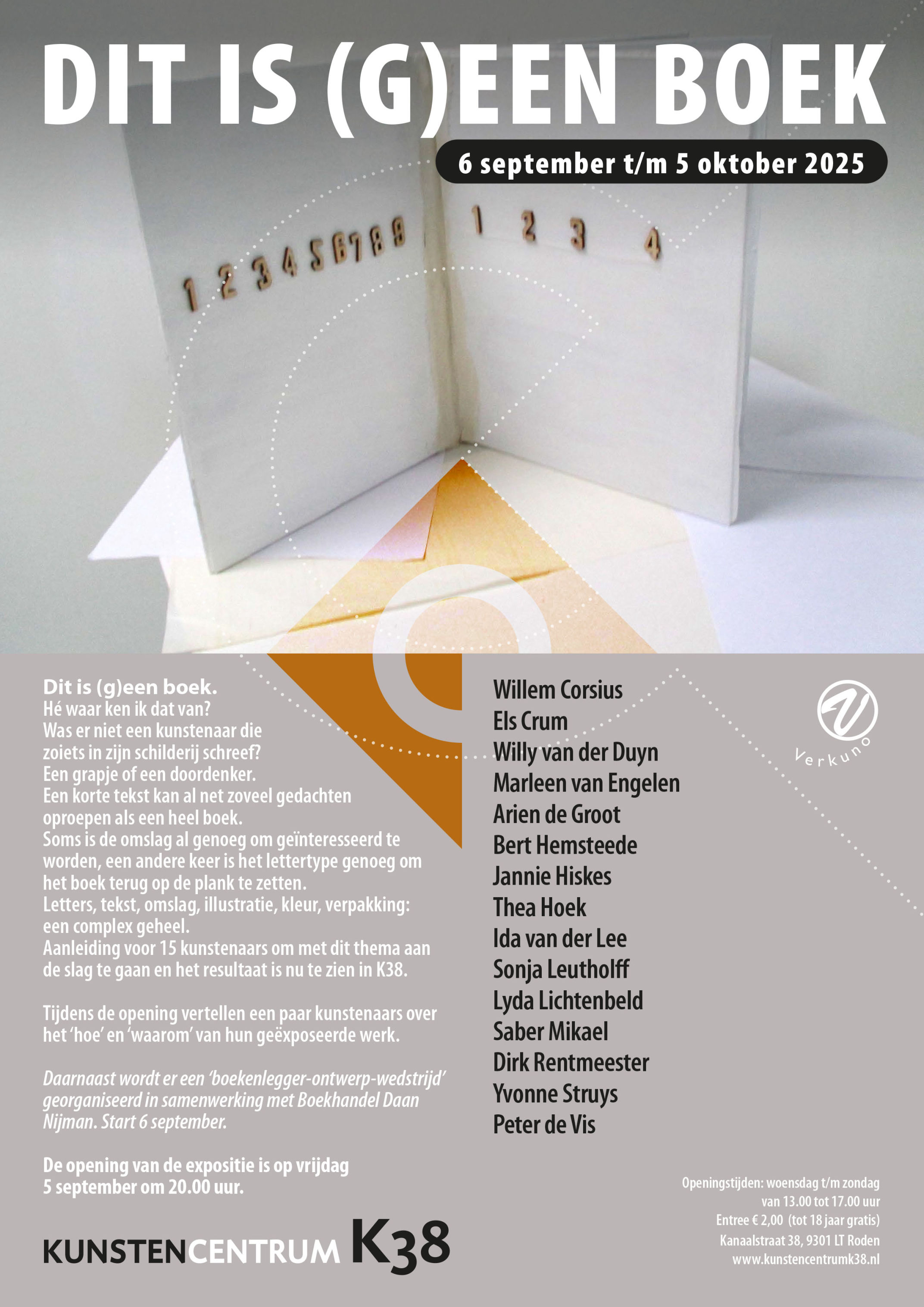 Flyer Dit is (g)een boek