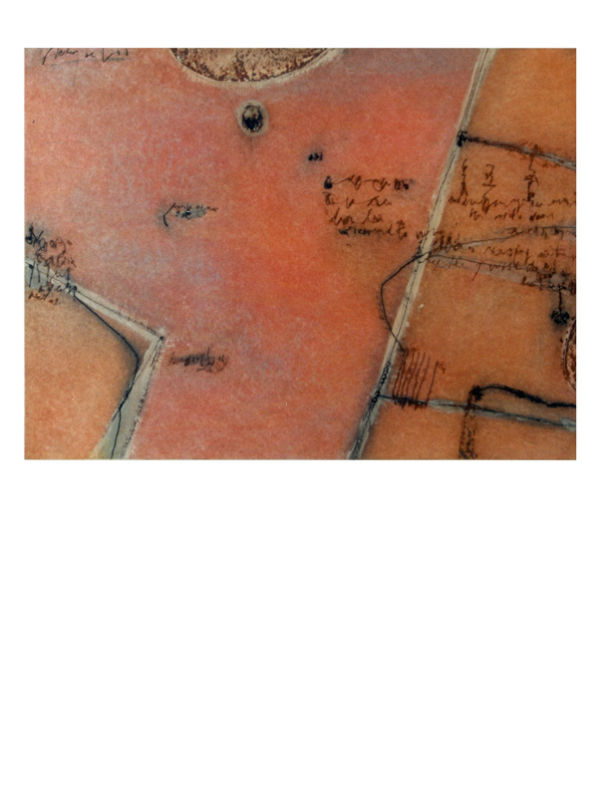 Peter de Vis, zonder titel, 2000, gemengde techniek op karton, 45x35cm