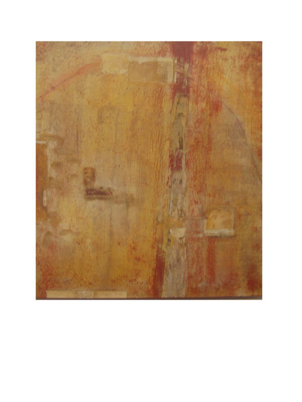 Peter de Vis, Öland 1, 2005, gemengde techniek op papier en paneel, 29x39cm