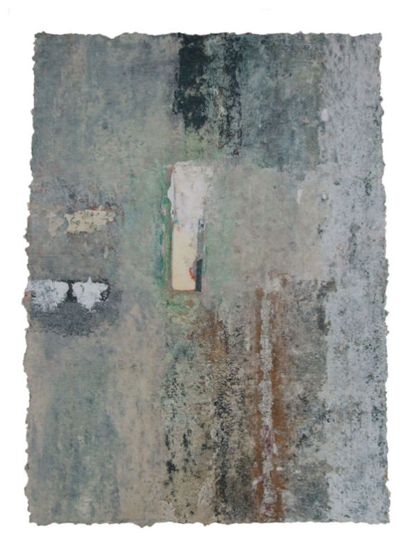 Peter de Vis, zonder titel, 2008, gemengde techniek op gerecycled papier, 21x29cm