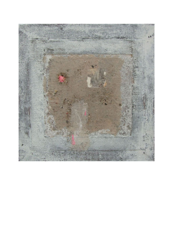 Peter de Vis, zonder titel 2, 2015, gemengde techniek op doek, 20x20cm